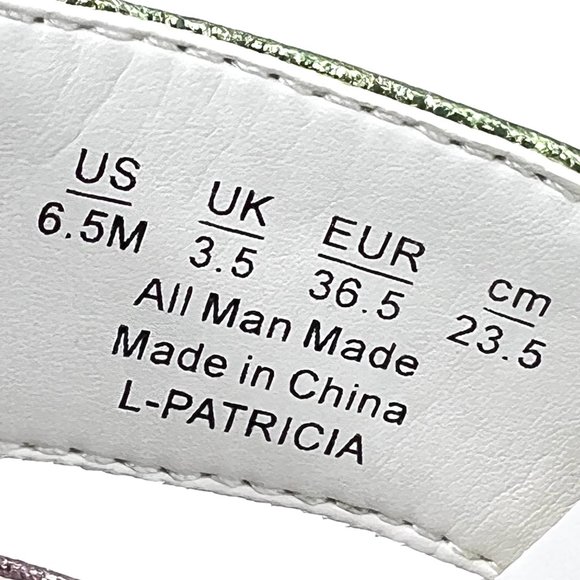 Franco Sarto Womens Patricia Pink‎ Silver Green Blue Platform Sandals 6.5 - Picture 13 of 13